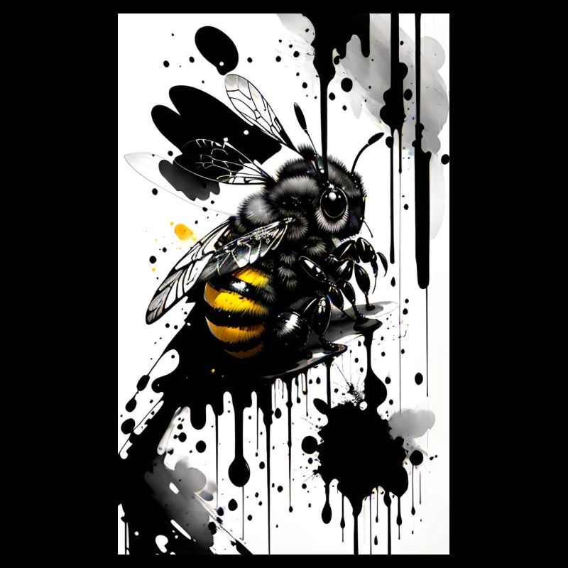 Abeille mignonne