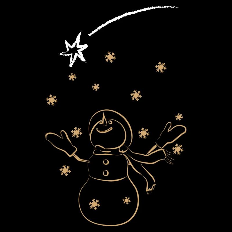 Weihnachts-Schneemann