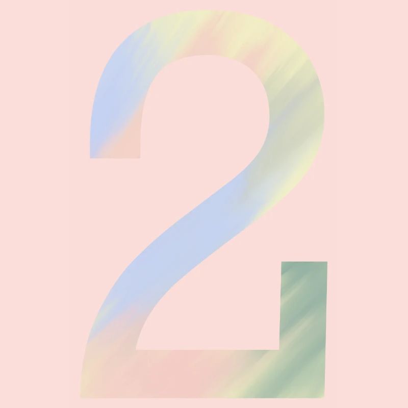 2 dans des couleurs pastel