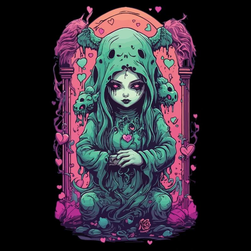 Occult Demon Love Gothic Pastel Black Magic
