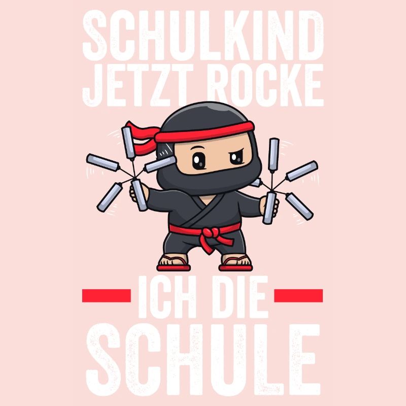 Schulkind Ninja Schulanfänger Geschenk