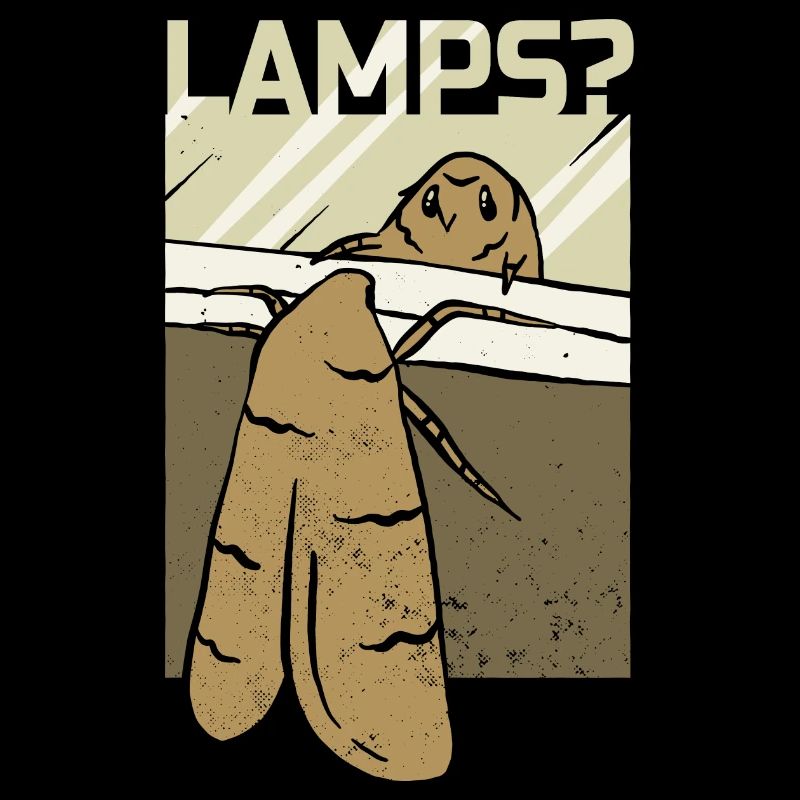 Lustige Eulenfigur Mit Großen Augen Und Lamps Text