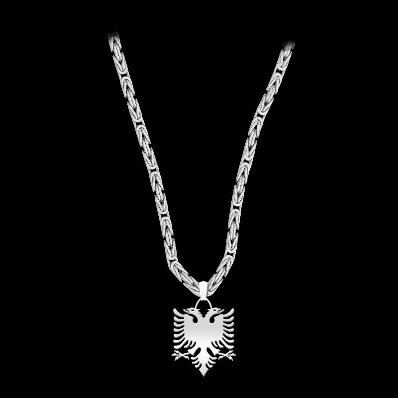 Albanian eagle necklace