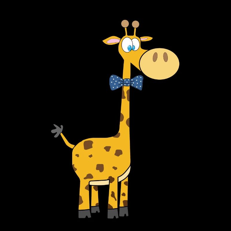 Giraffe in bow tie