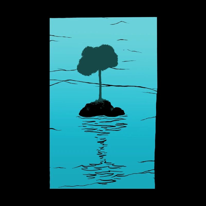 Island with tree