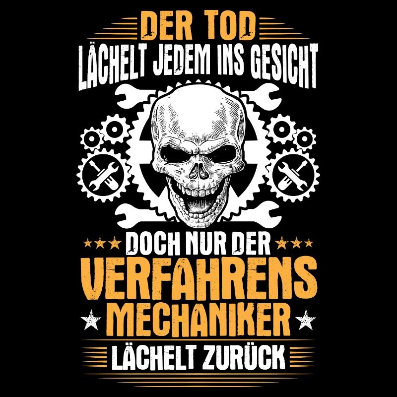 Verfahrensmechaniker Lächeln Geschenk Geschenkidee