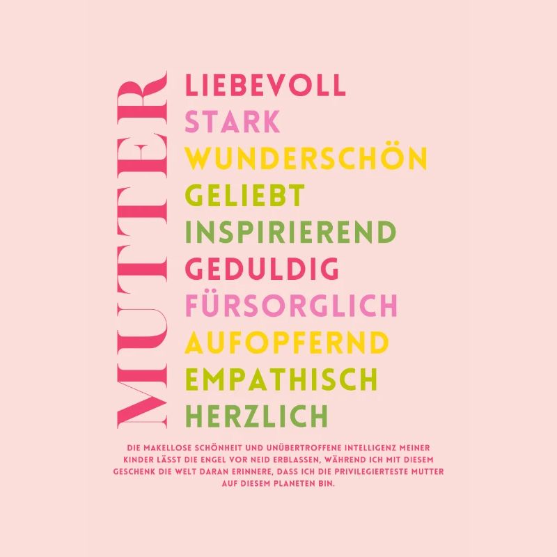 Tolle Mutter von Geschwistern - Muttertag