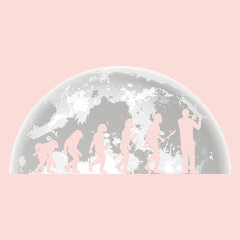 Flötist Evolution Querflöte