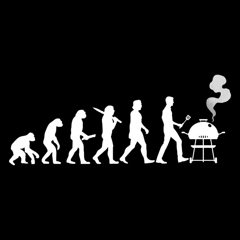 Evolution Grillen Barbecue BBQ Kugelgrill Geschenk