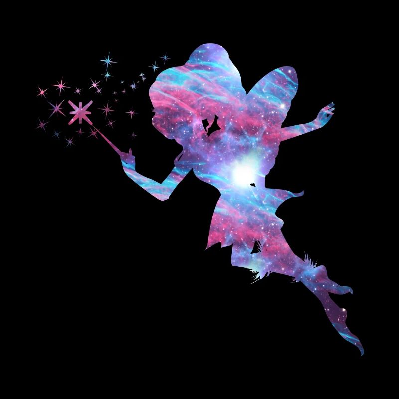 Fee Silhouette gute Fee Elfe Geschenk Märchen