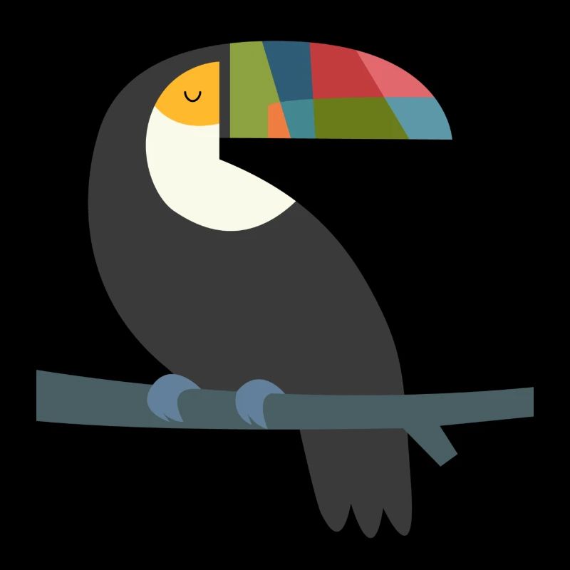 kunterbunter Tucan