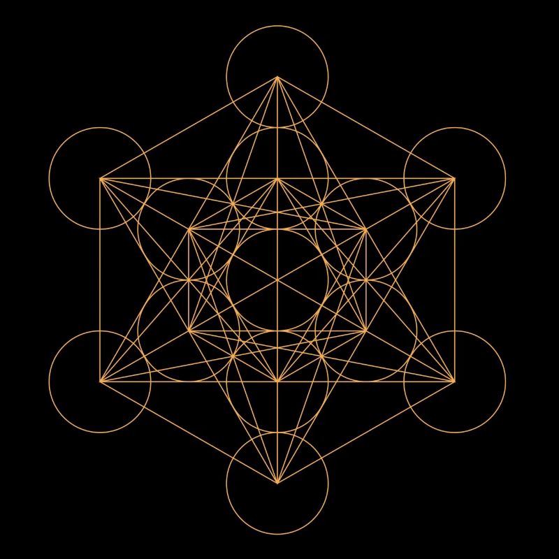 Metatron's Cube Gold
