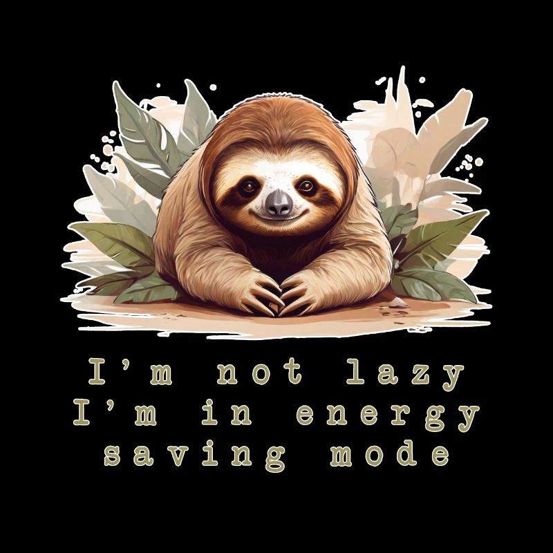 I'm not lazy