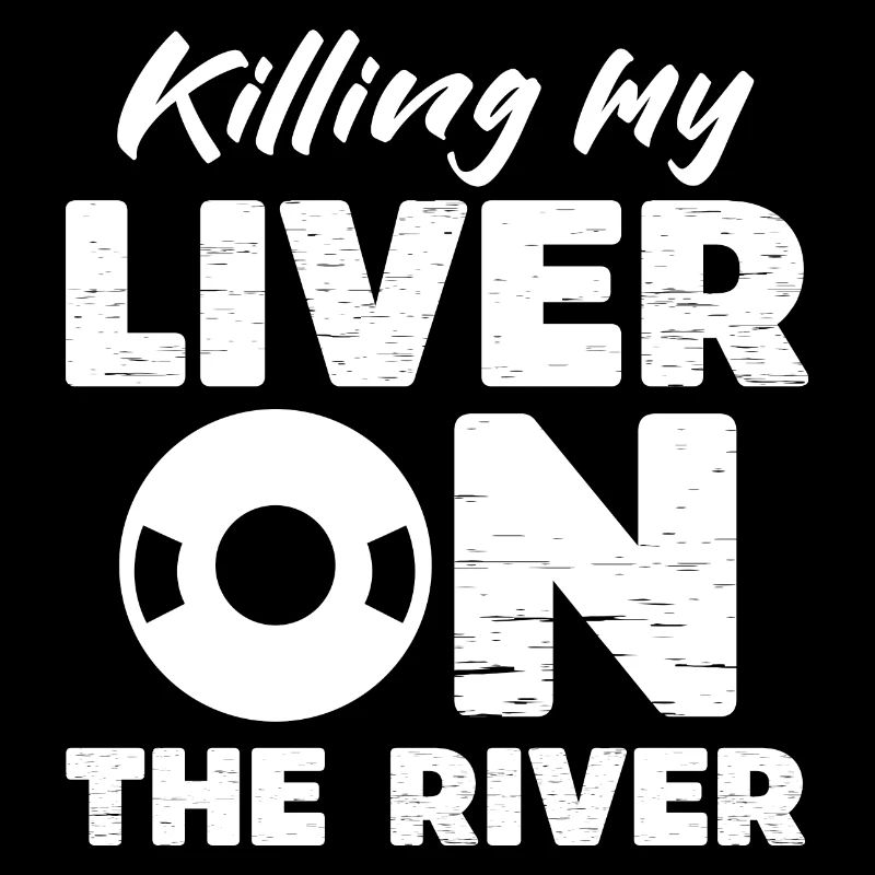 Killing My Liver On The River Summer Drinking