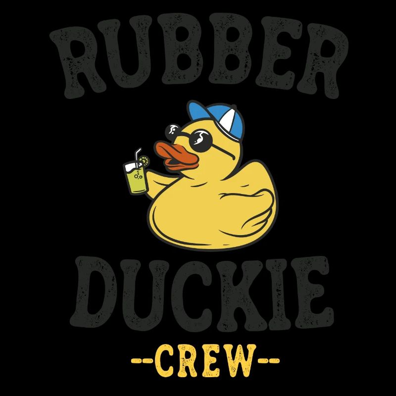 Gummiente Yellow Duckie Crew Bath Ducks Duckling
