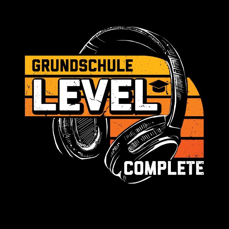 Grundschule Level Complete Gamer Junge