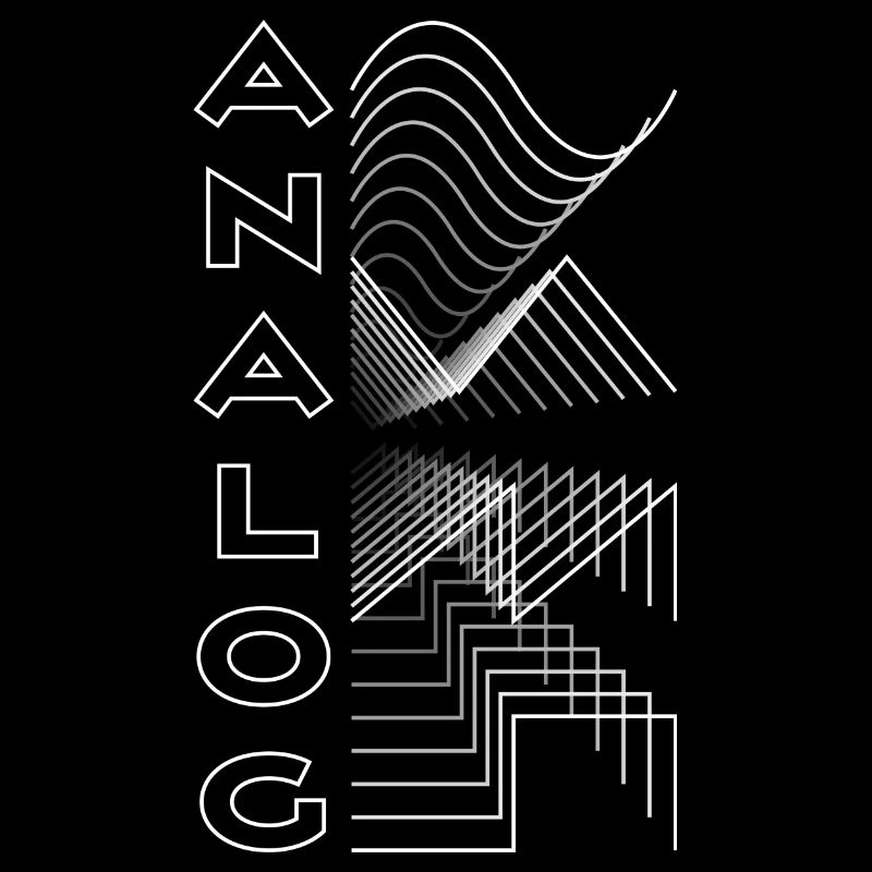 Analogique Waveform Audio Digital Design Modular Gift