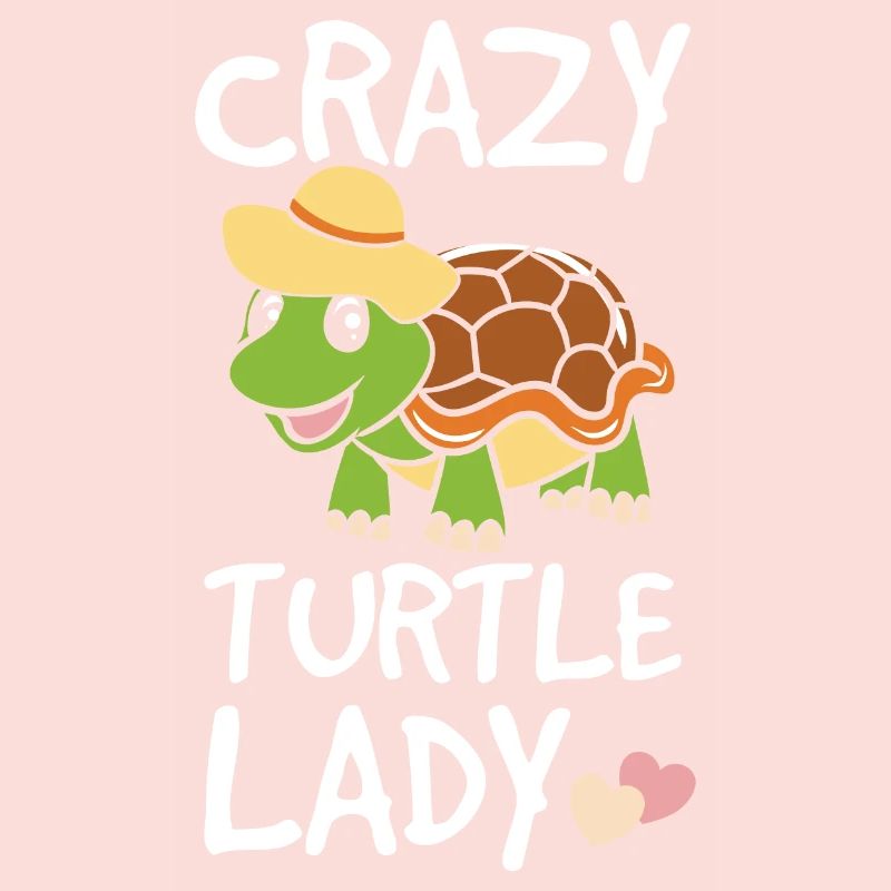 Funny Turtle Crazy Turtle Lady Gift