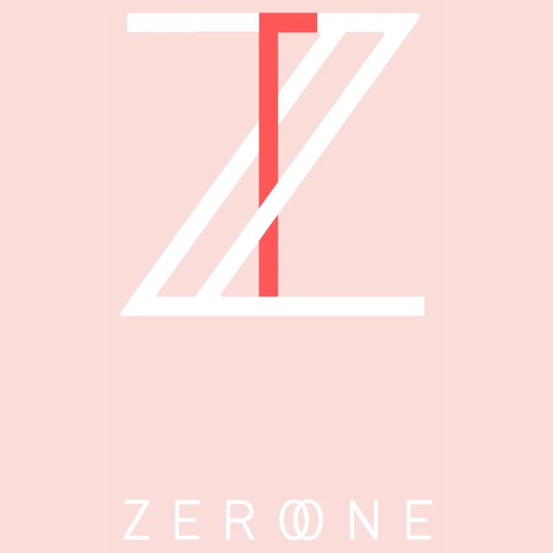 Helles ZERO ONE Logo modern minimalistisch