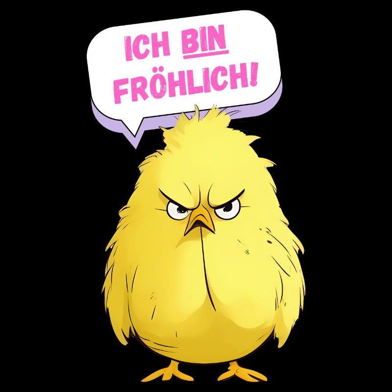 Grumpy Chicken - I'm Cheerful