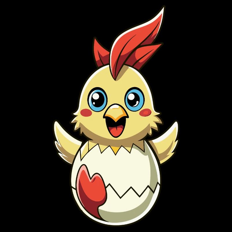 Happy Easter - Osterchicken - Osterei - Geschenk