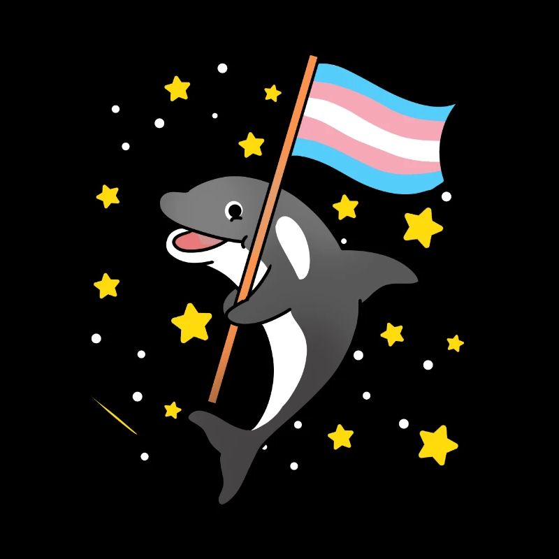 Trans Pride Orca