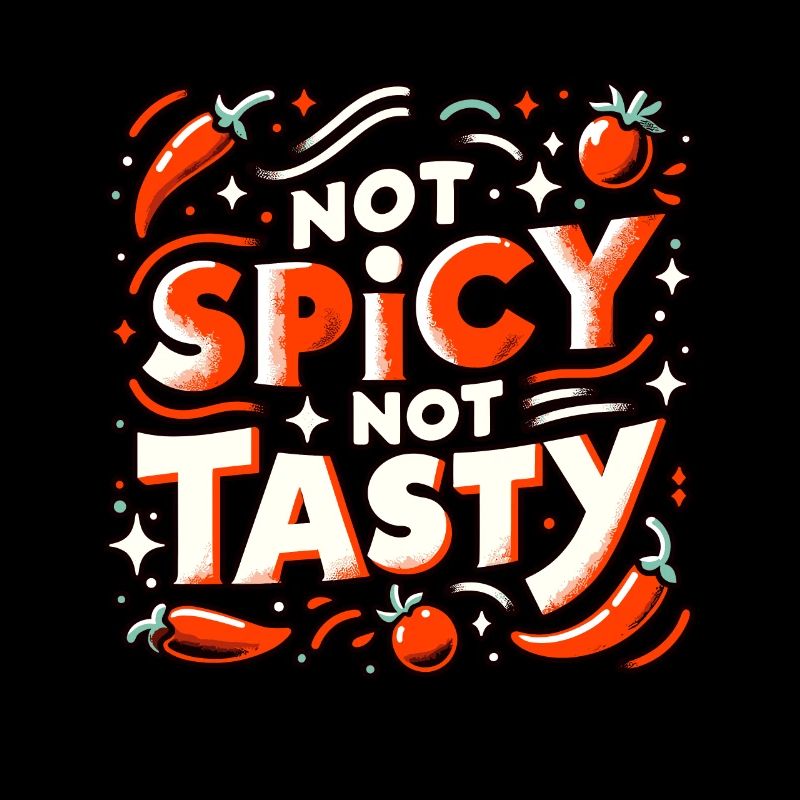 Pas épicé pas savoureux Nourriture épicée