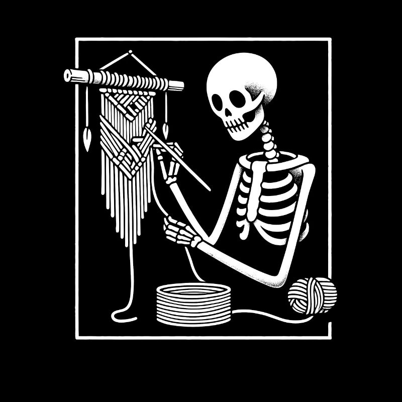 Dark Humor Macrame