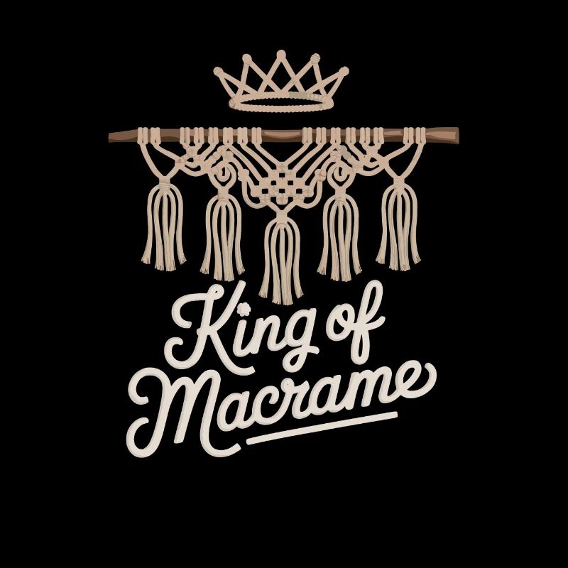 Le joyeux roi du macramé