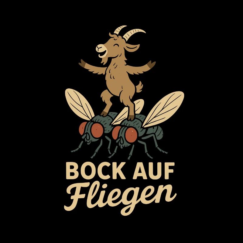 flugbegleiter Lustiger Bock auf Fliegen Spruch