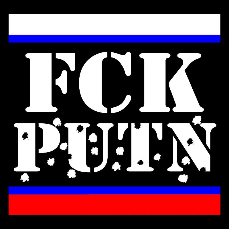 Nouveau drapeau du FCK Poutine en blanc