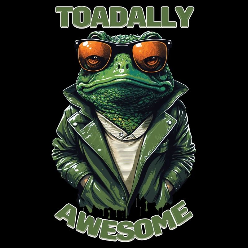 Toadally Awesome - Totally Awesome Cool Toad