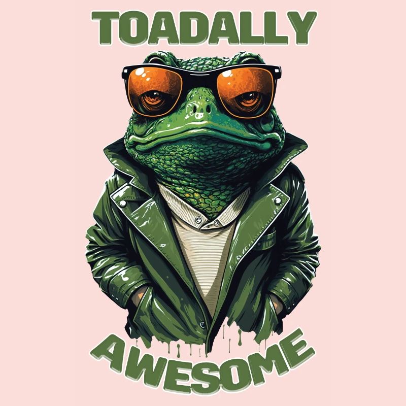 Toadally Awesome - Totally Awesome Cool Toad