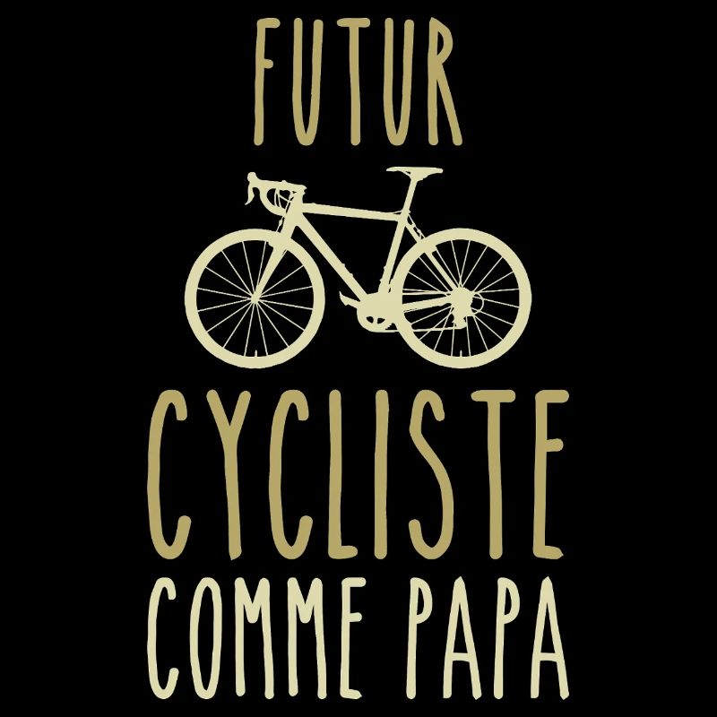 Futur cycliste comme papa