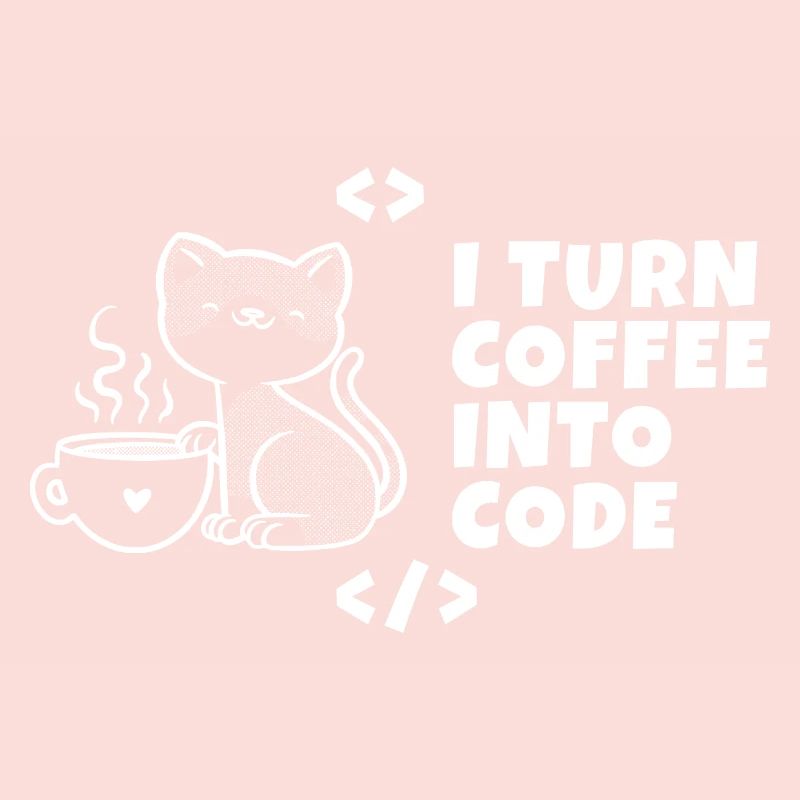 I turn coffee into code Programmierer Entwickler