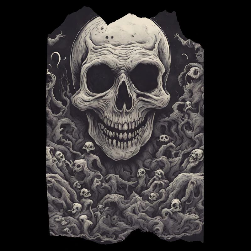 Malevolent Monarchy Evil Skull Undead Skeleton