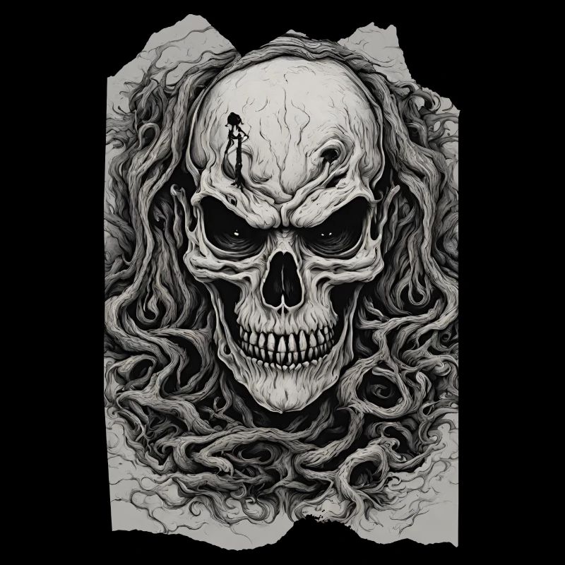 Sinister Roots Unleashed Skull Undead Heavy Metal