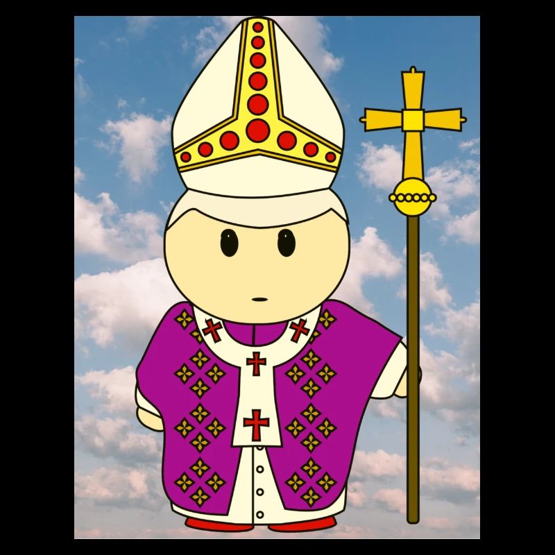 Papst im Himmel