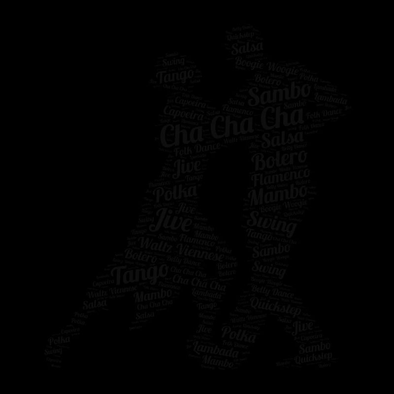 Dancing couple dark