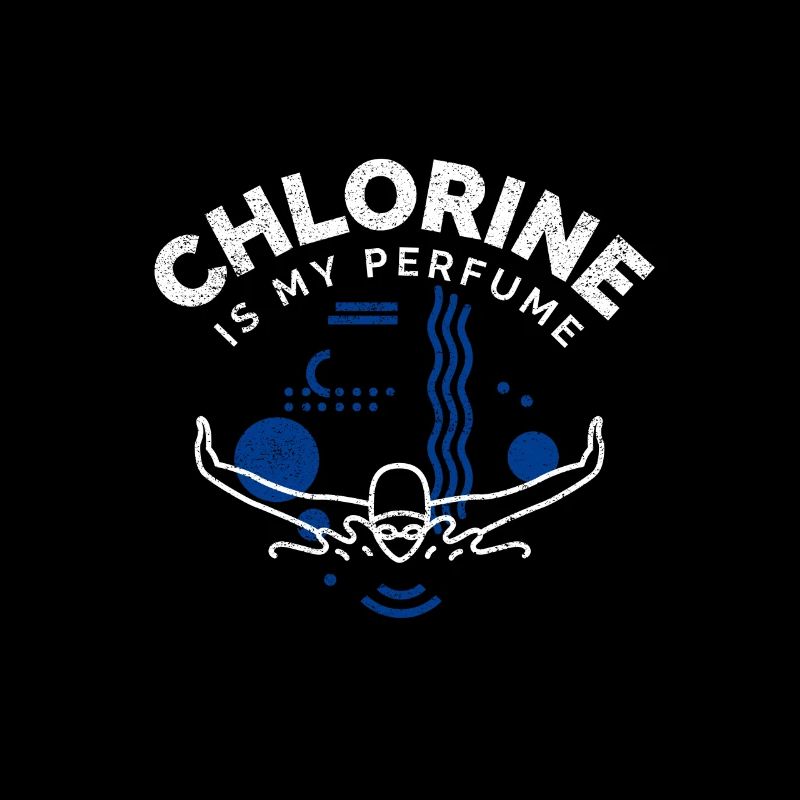 Nager en disant que le chlore est drôle est mon parfum