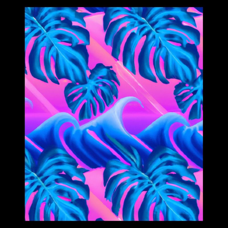 Synthwave Sun Hawaii Vaporwave Esthétique