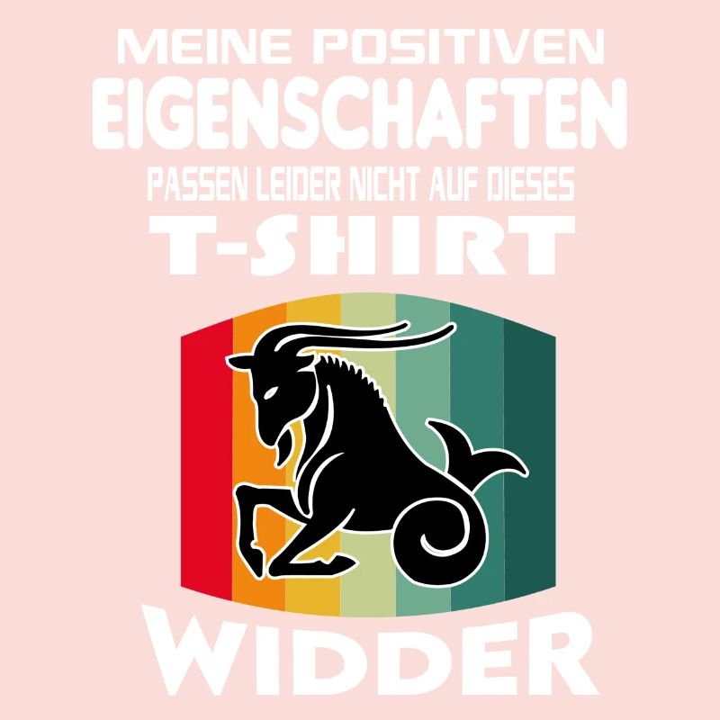 Geburtstag Sternzeichen Retro Widder