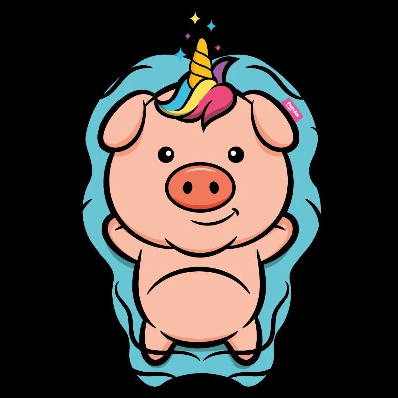 Cadeau d'été cochon cochon licorne cochon