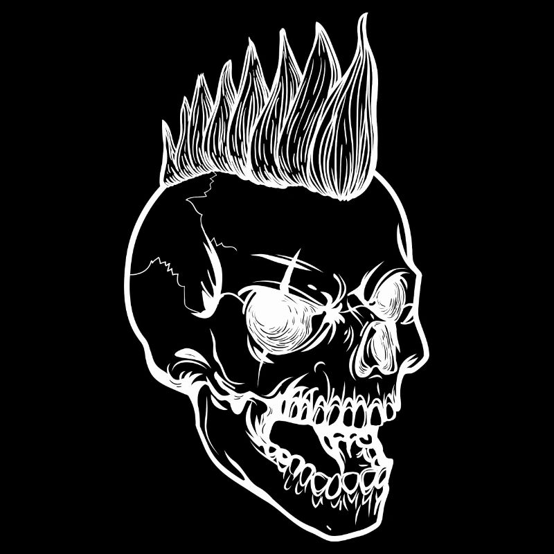 Skull weiss