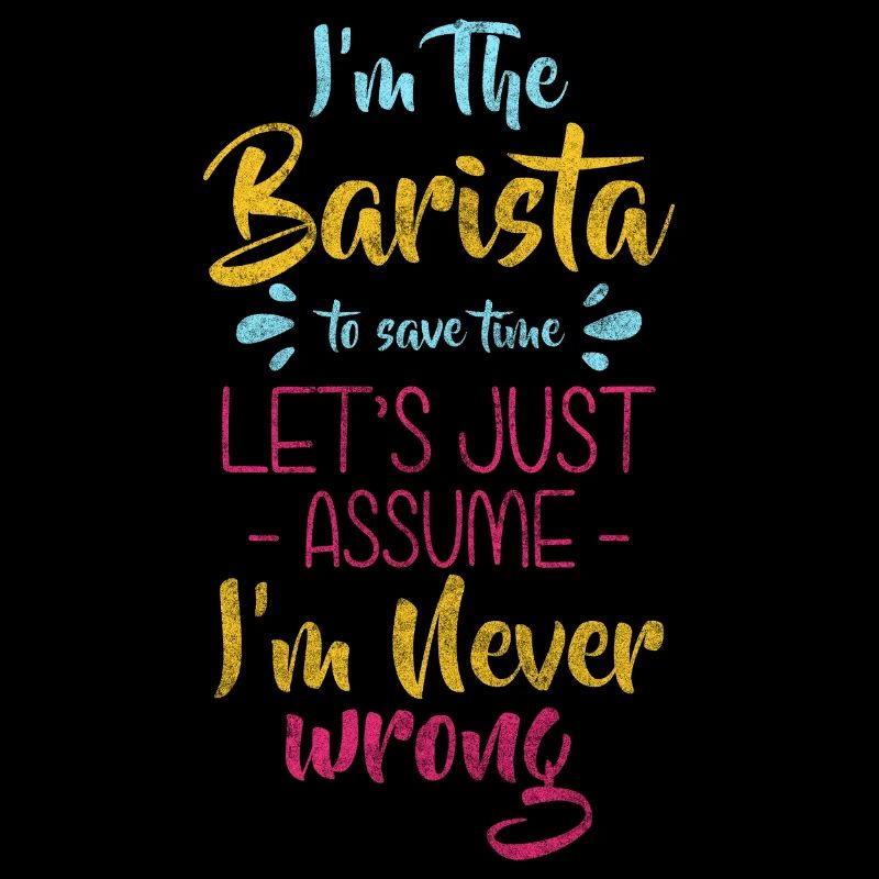 Bartender coffee drinker morning grouch