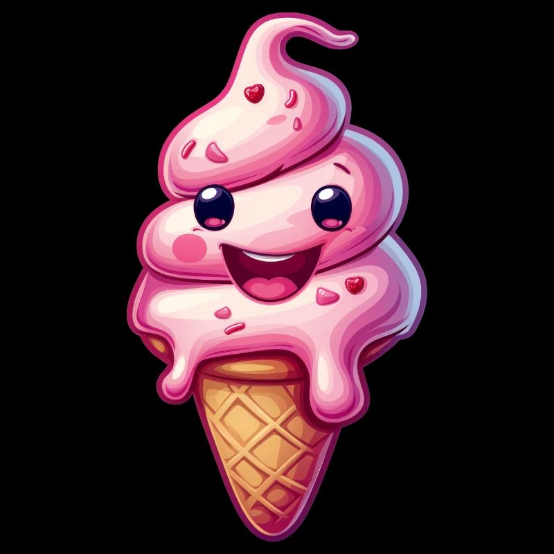 Smiling Ice Cream Creation