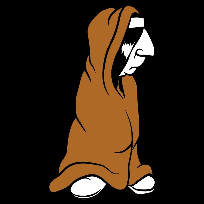 Bored Indian in Wrapping Blanket Funny