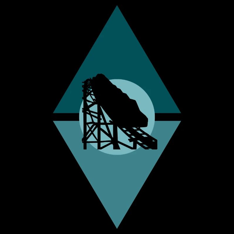 Roller coaster Rummel beer mug