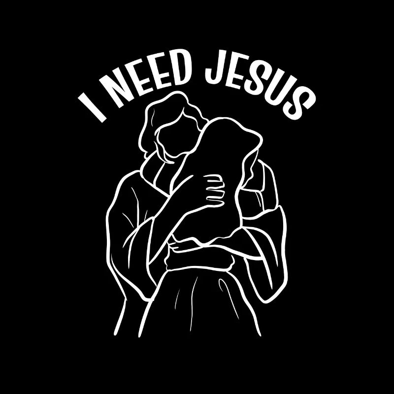 Ich brauche Jesus. Sünder Gift