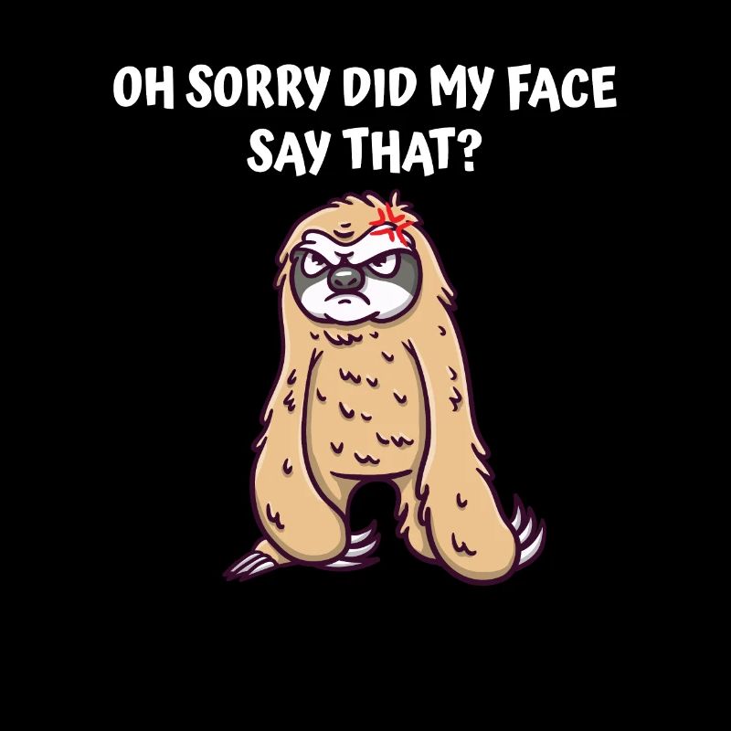 Oh, désolé, mon visage a ce drôle